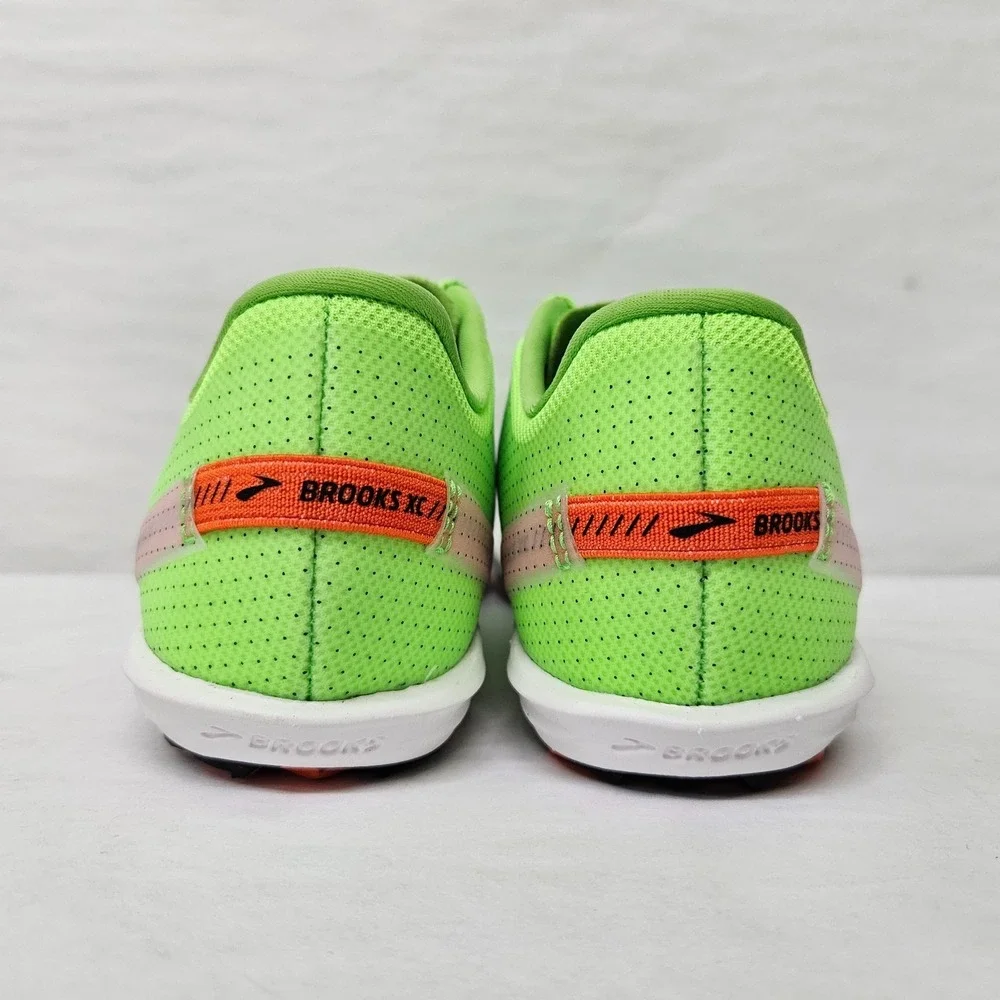 Brooks Draft XC Racing Spikes 1000391D308 Green Gecko Red Orange Women Size‎ 6.5